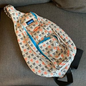 Kavu Rope Sling Bag in Fox Pattern